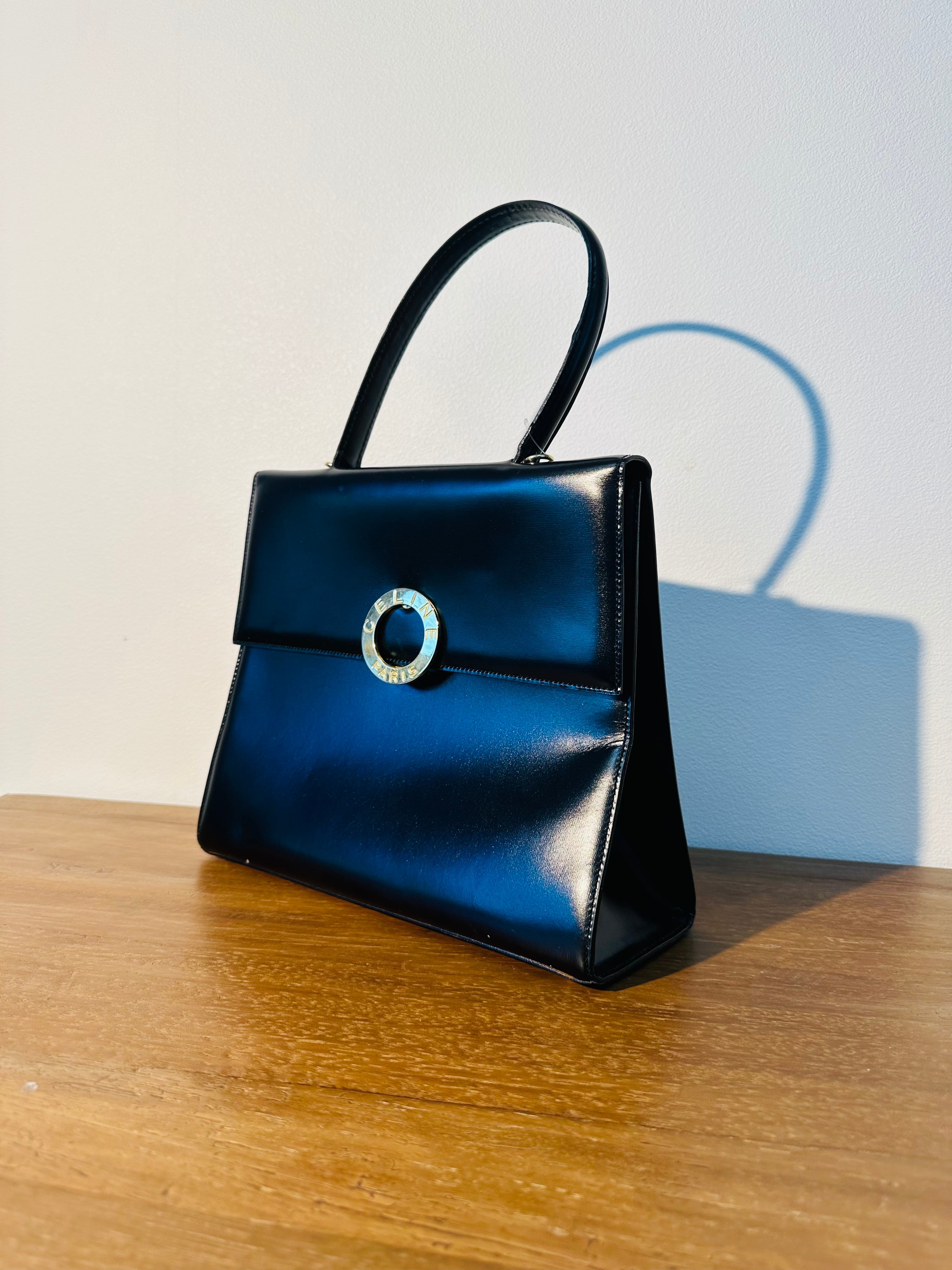 セリーヌCELINE レザー 2WAY ショルダーバッグトートバッグ素材レザー