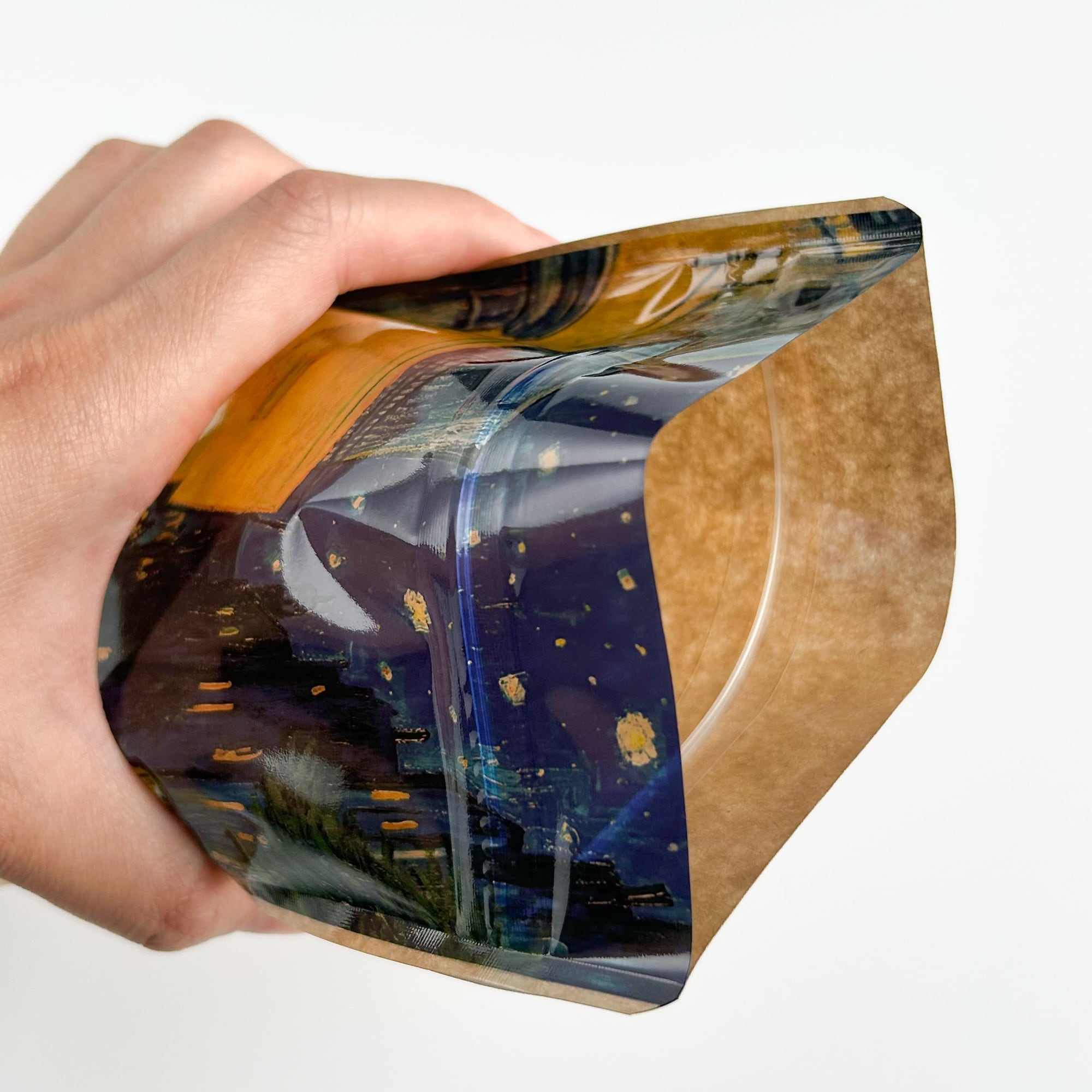 ゴッホ カレイドバッグ A：夜のカフェテラス・星月夜・アルルの寝室