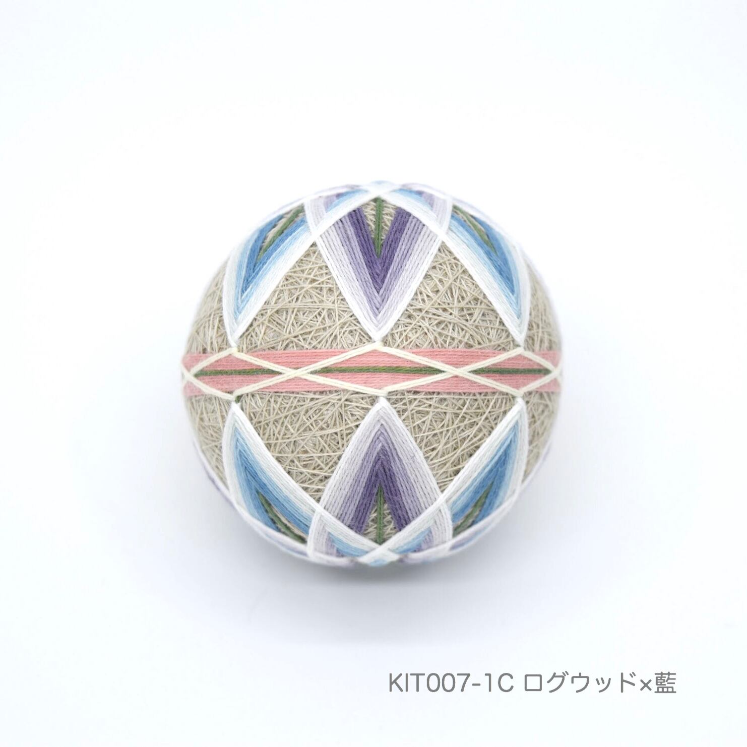 手まりキット「八重菊」（テキストあり）_KIT007-1 | 讃岐かがり手まり