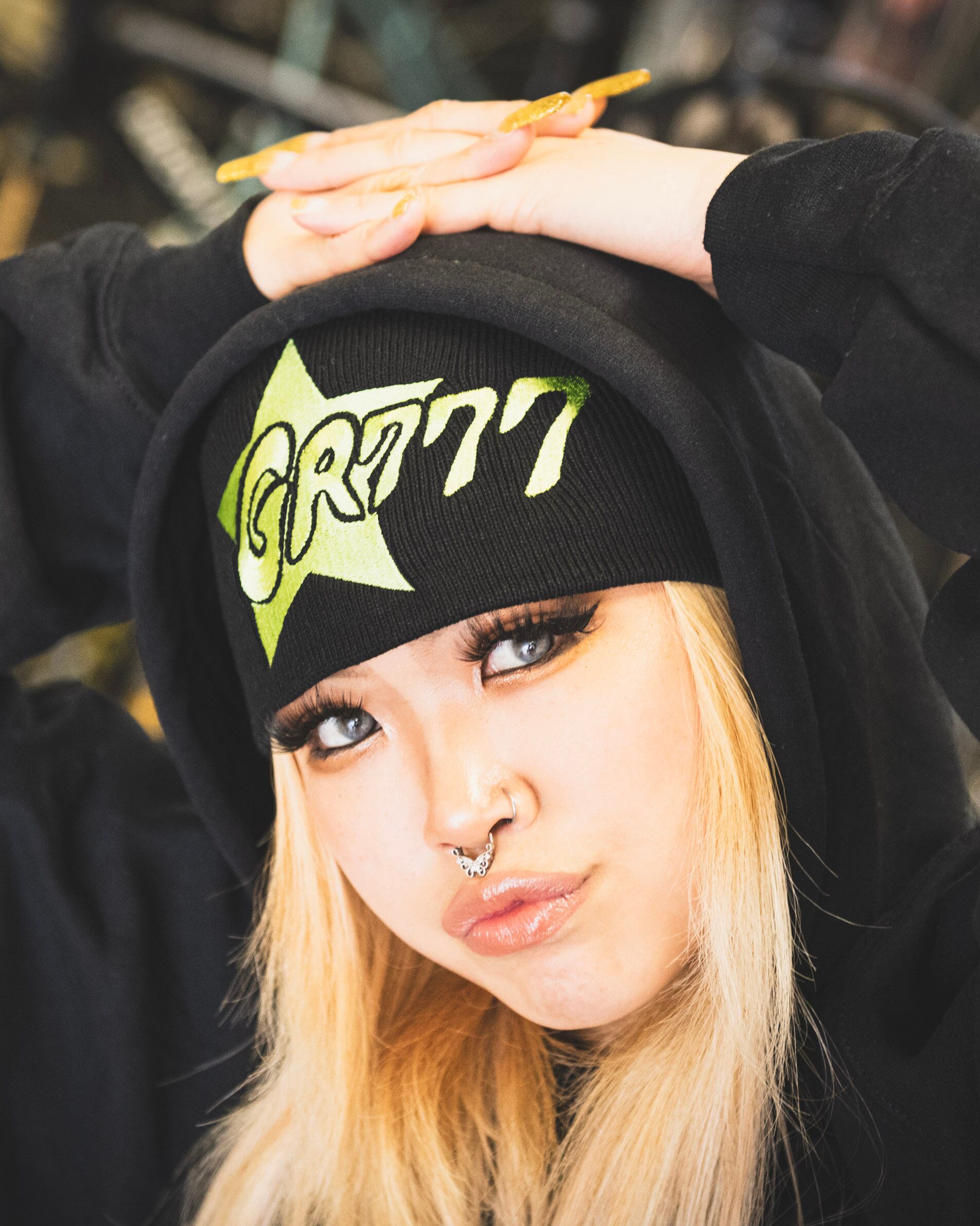 GR777 SINGLE BEANIE CAP Design by RICO HIRAI | ROADRUNNER