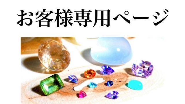 【たぁ様】お客様専用ページ（カボショントルマリン3石 800円企画 [DK-1615］、他1点）【No.432】