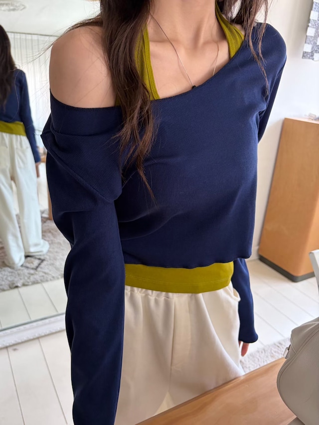 (予約) poster / Celi rib t-shirt 5color