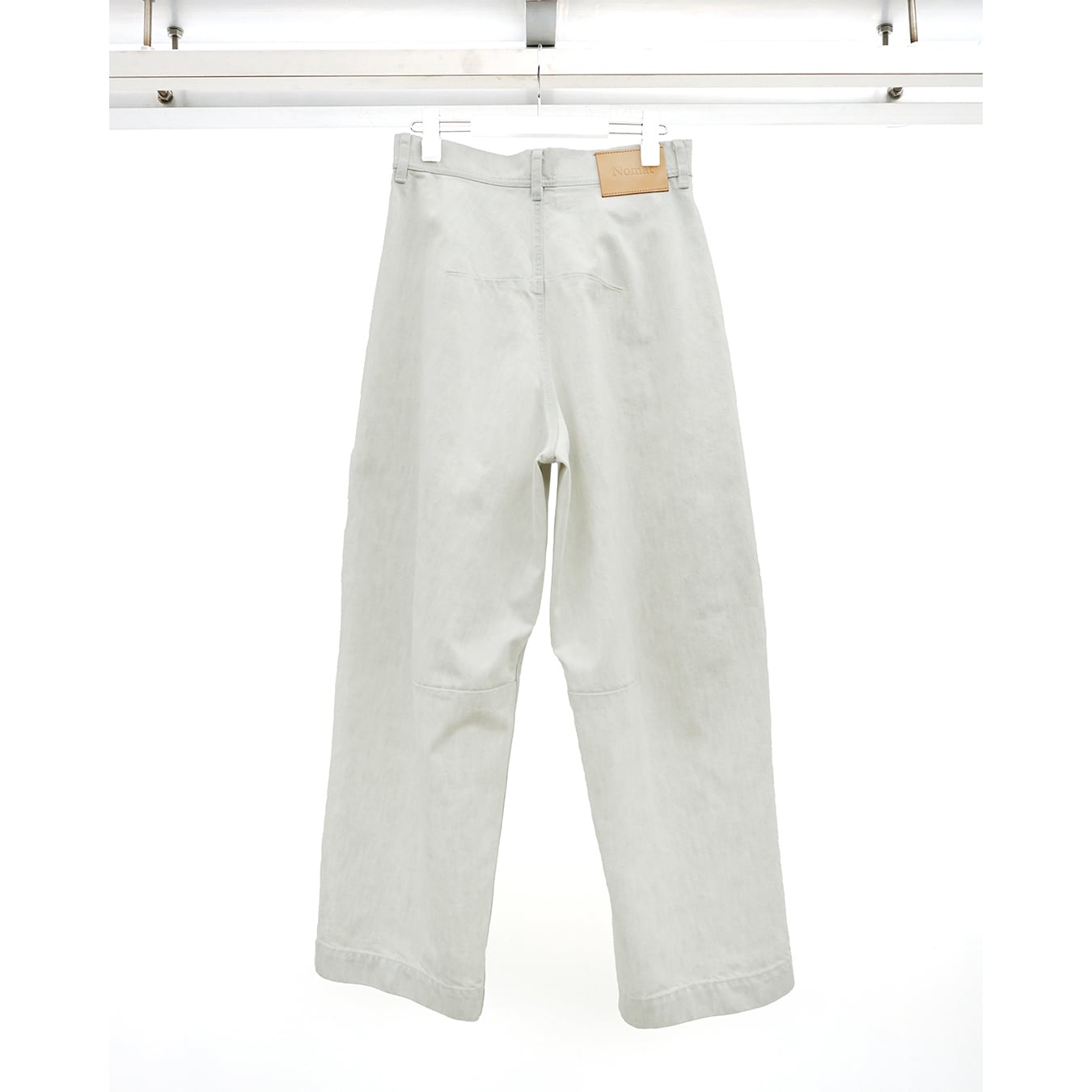 Nomàt] (ノマット) 25SS N-P-07 Curve Pants（Extreme bleach