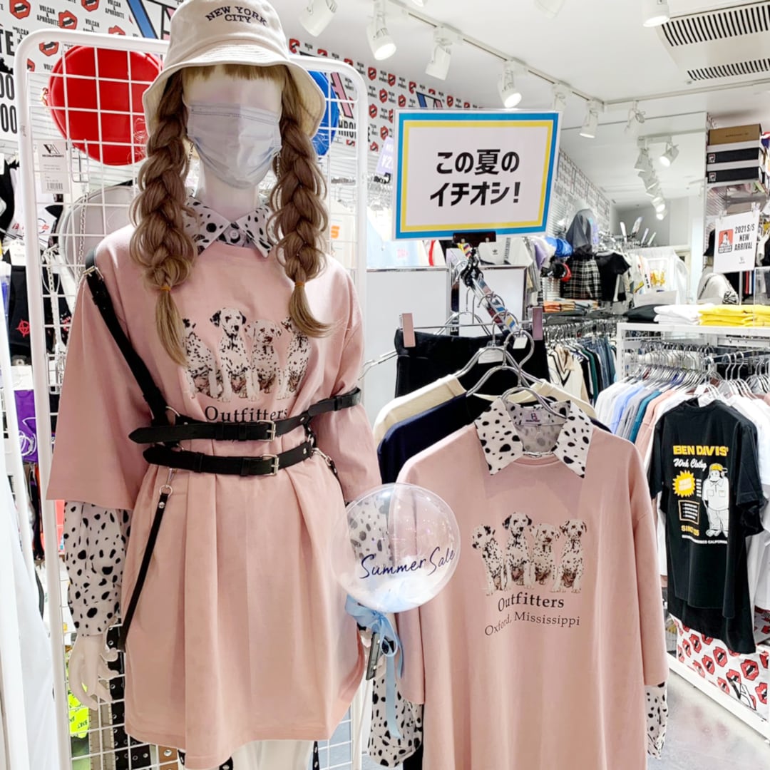 70%OFF】BIGシルエット ダルメシアンTシャツ | VOLCAN&APHRODITE