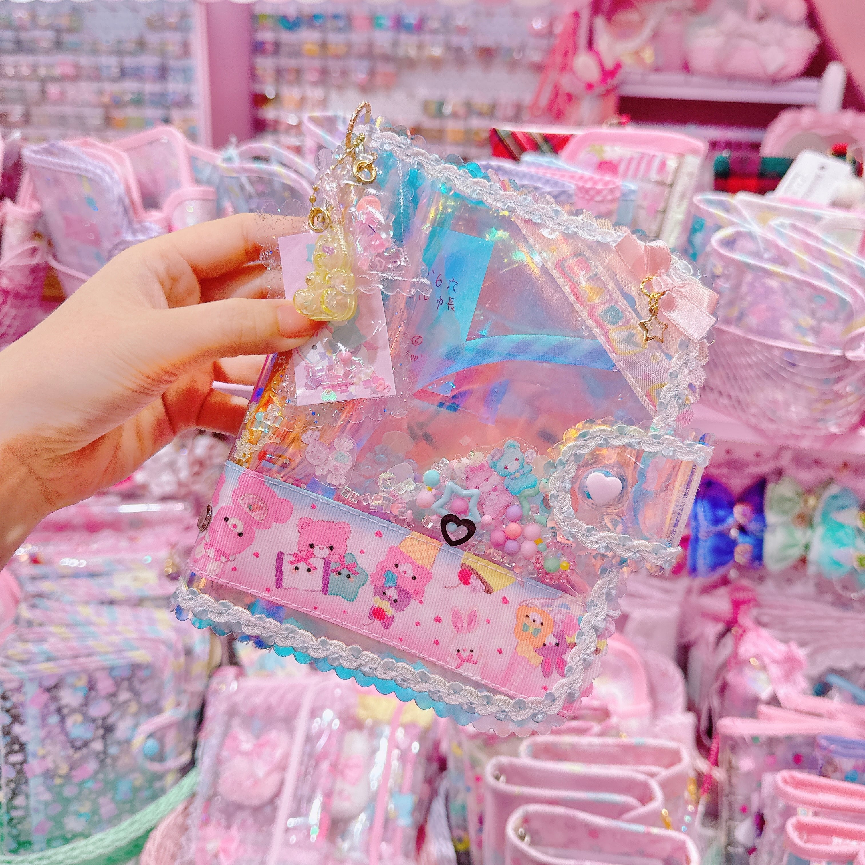 【K2】80-6キラキラA7シール帳（６穴）