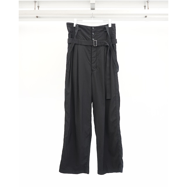 [The Viridi-anne] (ザヴィリディアン) VI-4018-04 GARMENT DYE TROUSERS WITH SUSPENDERS
