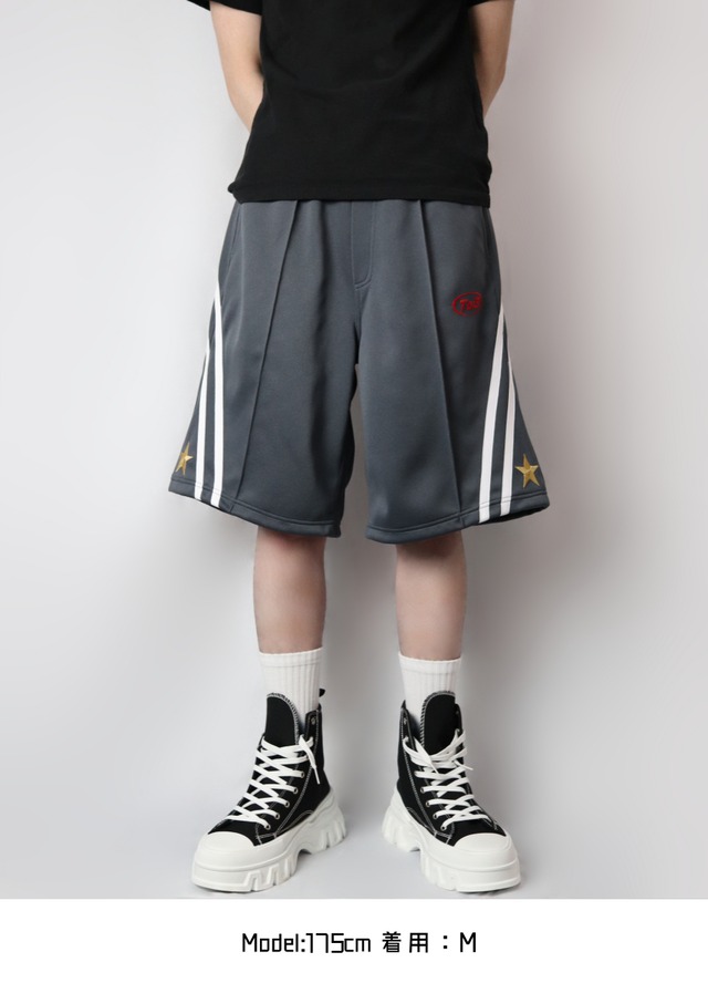 2LINE★SMILE BACK half pants（ツーライン★スマイルバックハーフパンツ）【Gray】