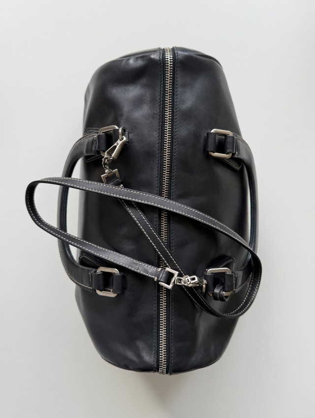 FW2000 PRADA 2WAY LEATHER BOSTON BAG