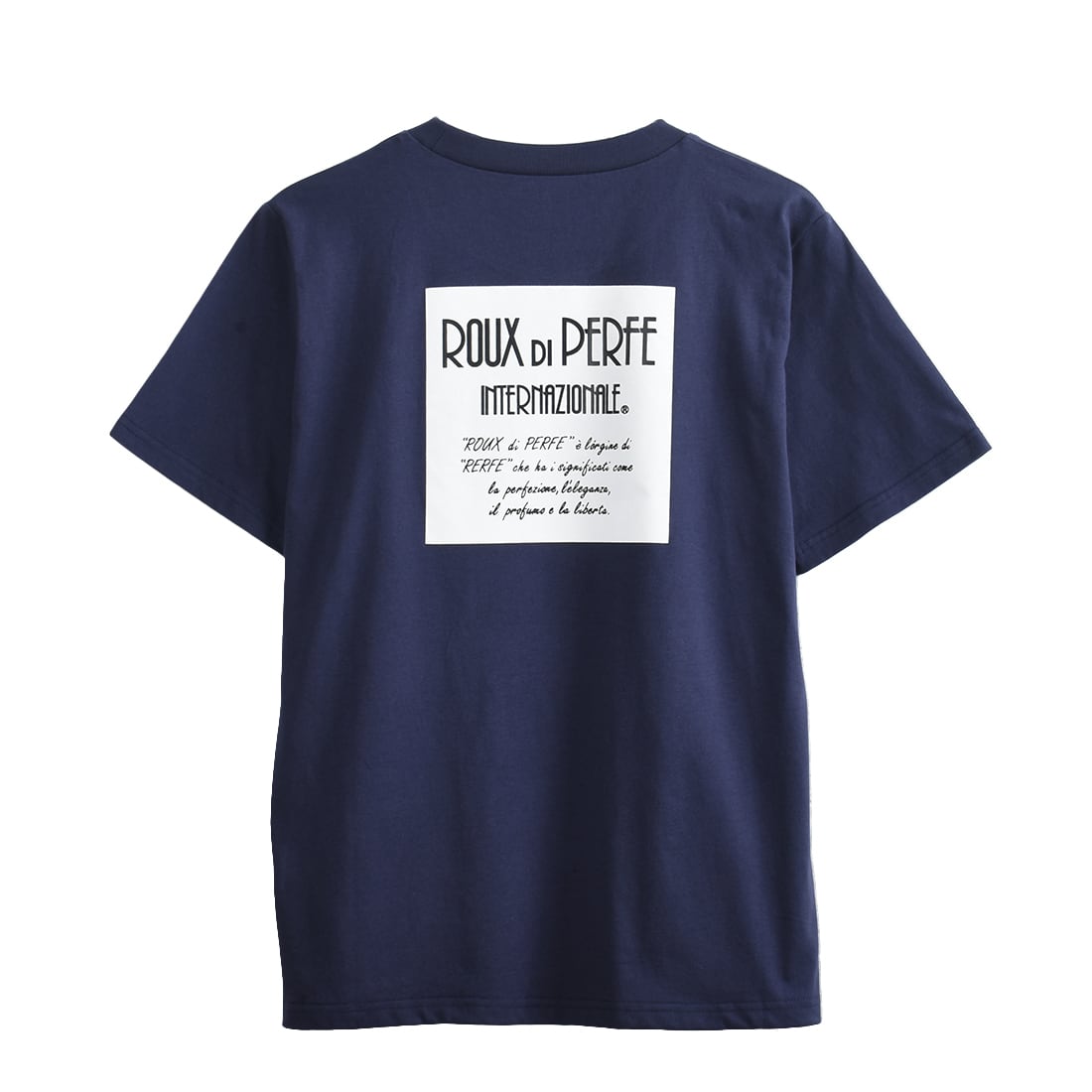 ロゴ刺繍×ボックスロゴプリントTシャツ | ROUX DI PERFE