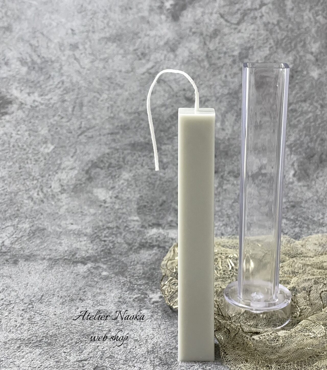 ロングスクエア型 (2.5cm×17.0cm ) キャンドル モールド | シリコン