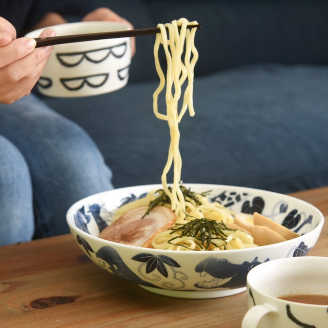 【natural69】【波佐見焼】【古波佐見】【盛皿】【約23.5cm】 波佐見焼 食器 大鉢  ボウル パスタカレー 北欧 かわいい