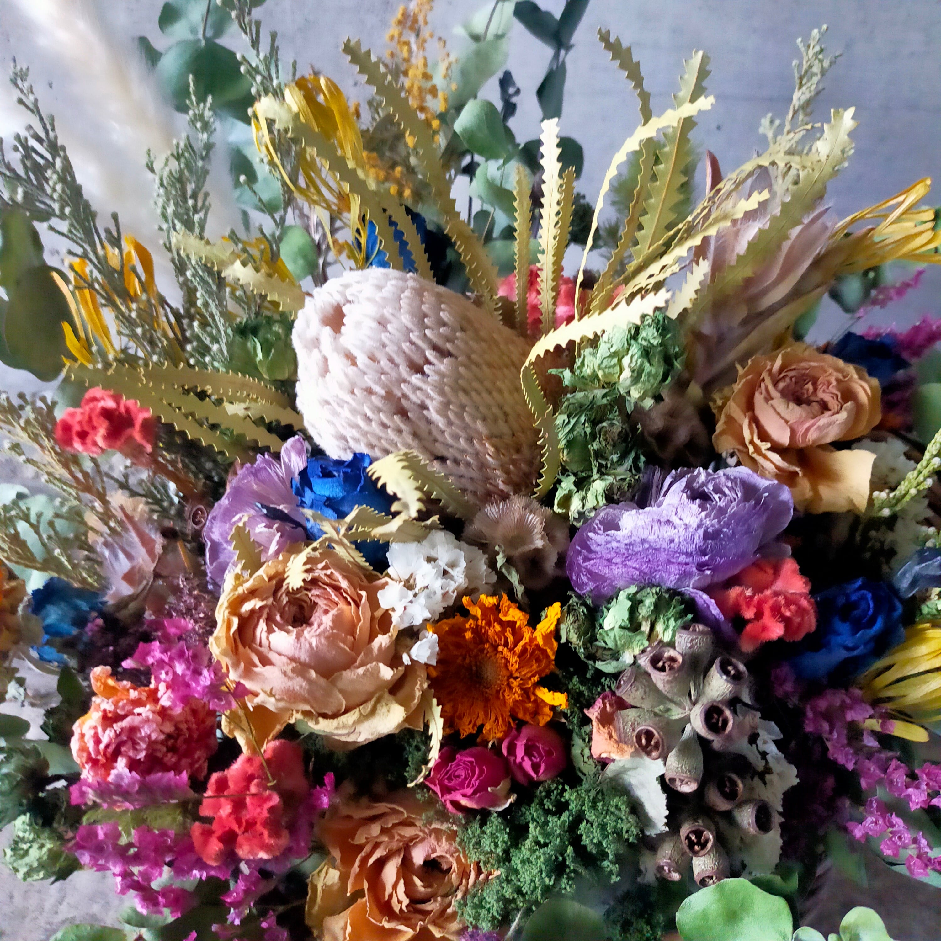 "想い贈り"祝いドライフラワー【"Pay forward" Dried Flowers 】