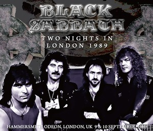 NEW  BLACK SABBATH   TWO NIGHTS IN LONDON 1989  3CDR　Free Shipping