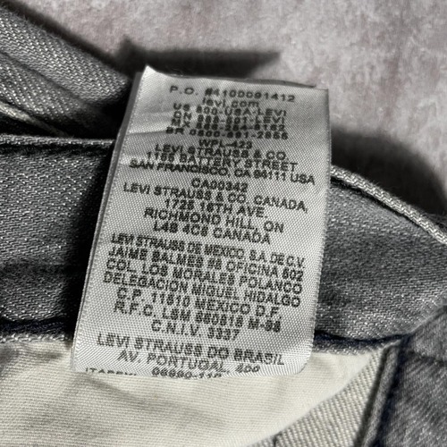【W38 L34】 usa levi's 先染ブラック リーバイス 569 詳細写真7