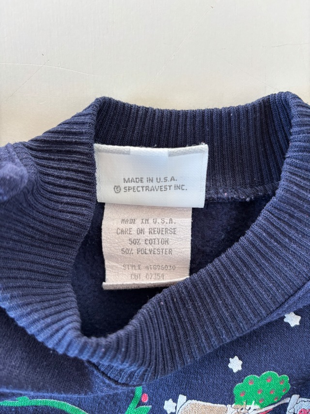 【4-5T相当・vintage】USA製 SPUMONIスウェット