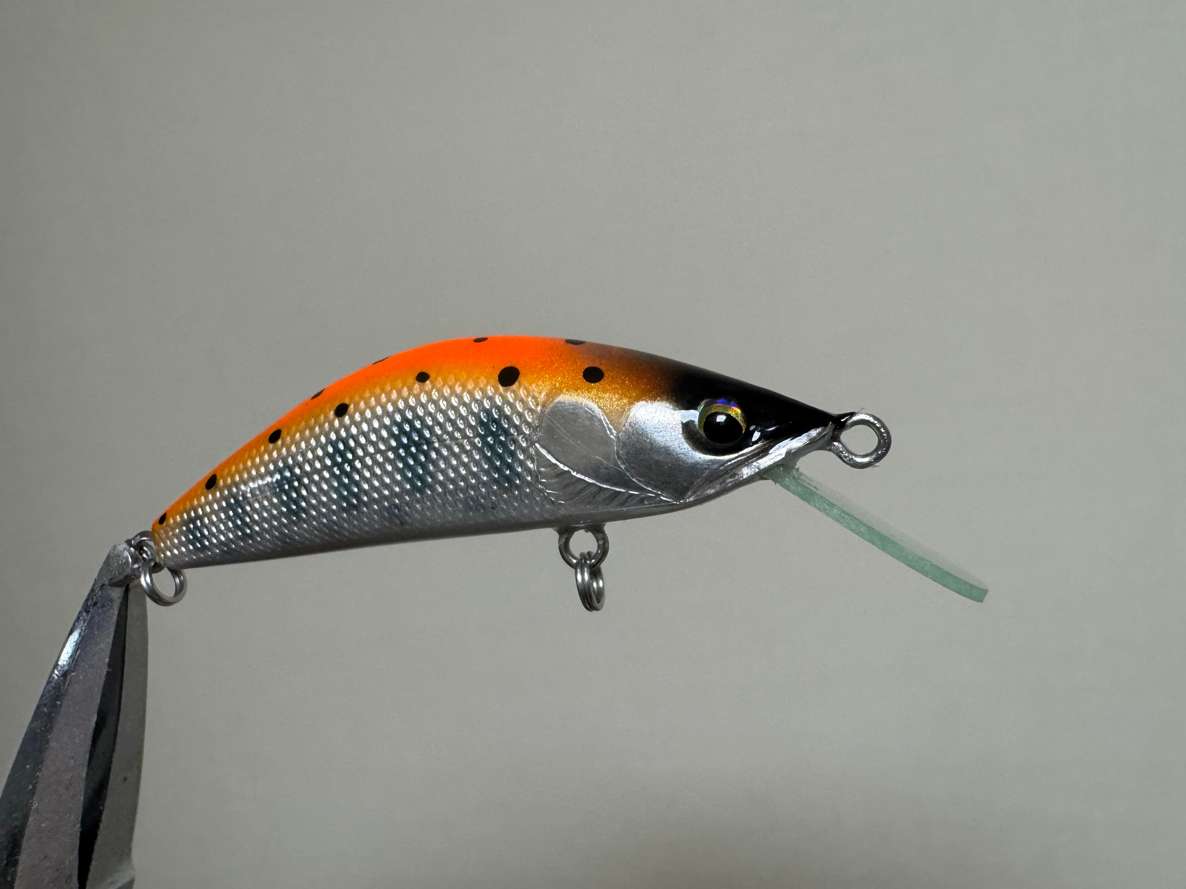 asmotech ハンドメイドミノー misao 2個セット trout lure making studio asmotech