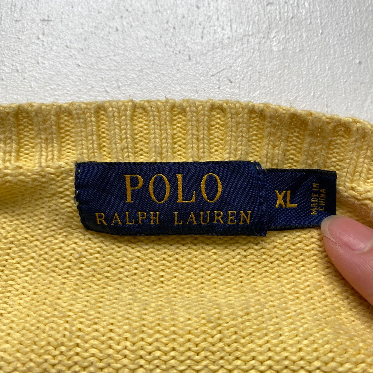 Polo Ralph Lauren ポロ ラルフローレン クルーネック コットンニット 