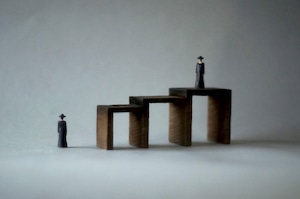 (058)wood figure-mini &structure 箱入 025