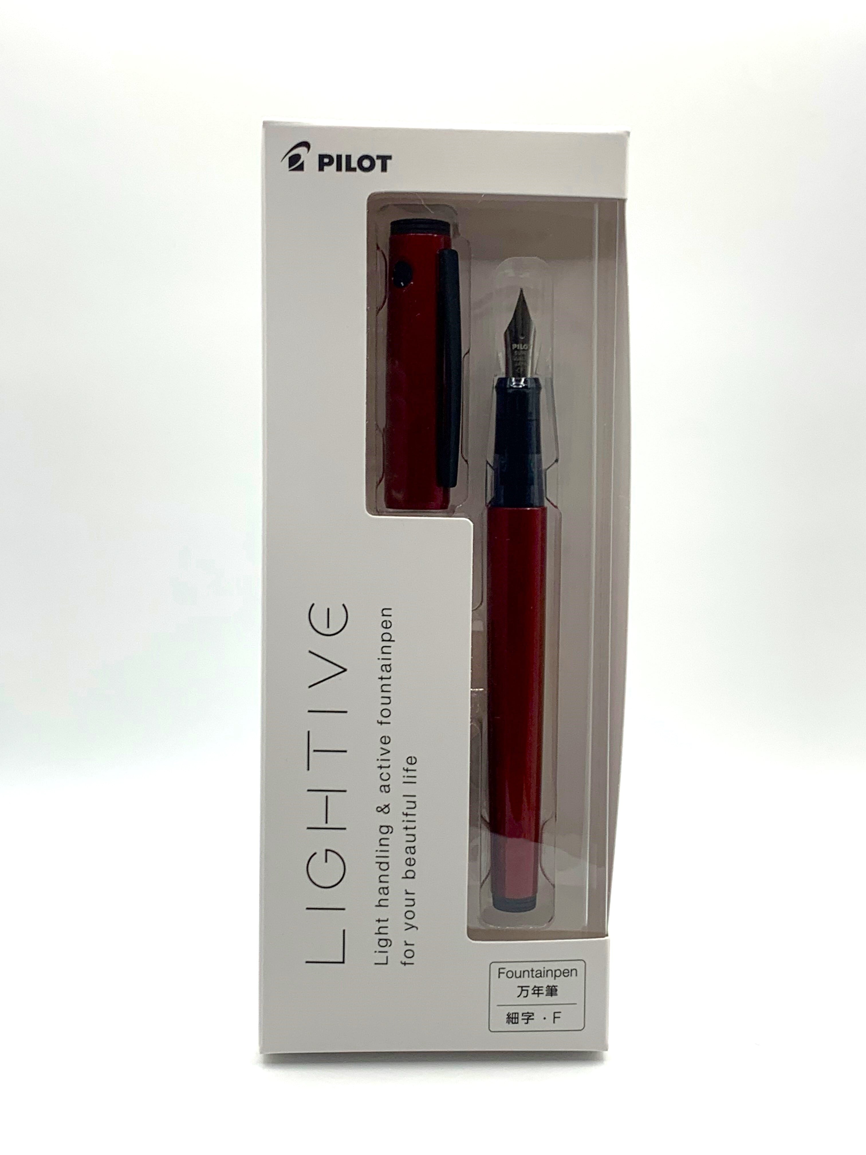 PILOT ライティブ 万年筆 レッド 細字 | NAKAYA