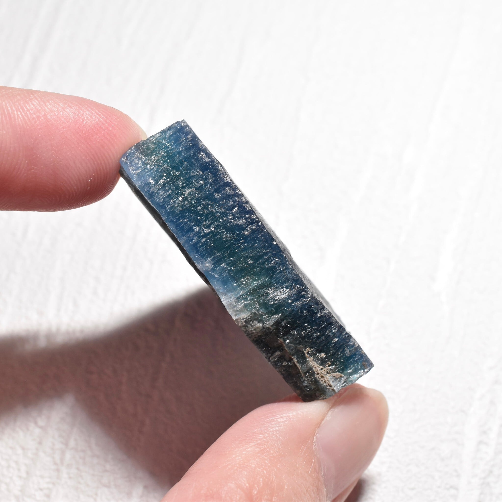 ドイツ・メルカース鉱山産 原石 天然石 | Barite Blue 鉱物標本 ブルー