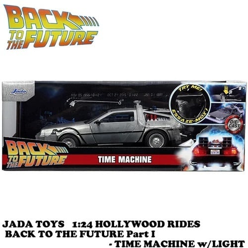 1:24 BACK TO THE FUTURE PART I - TIME MACHINE W/LIGHT 【バック