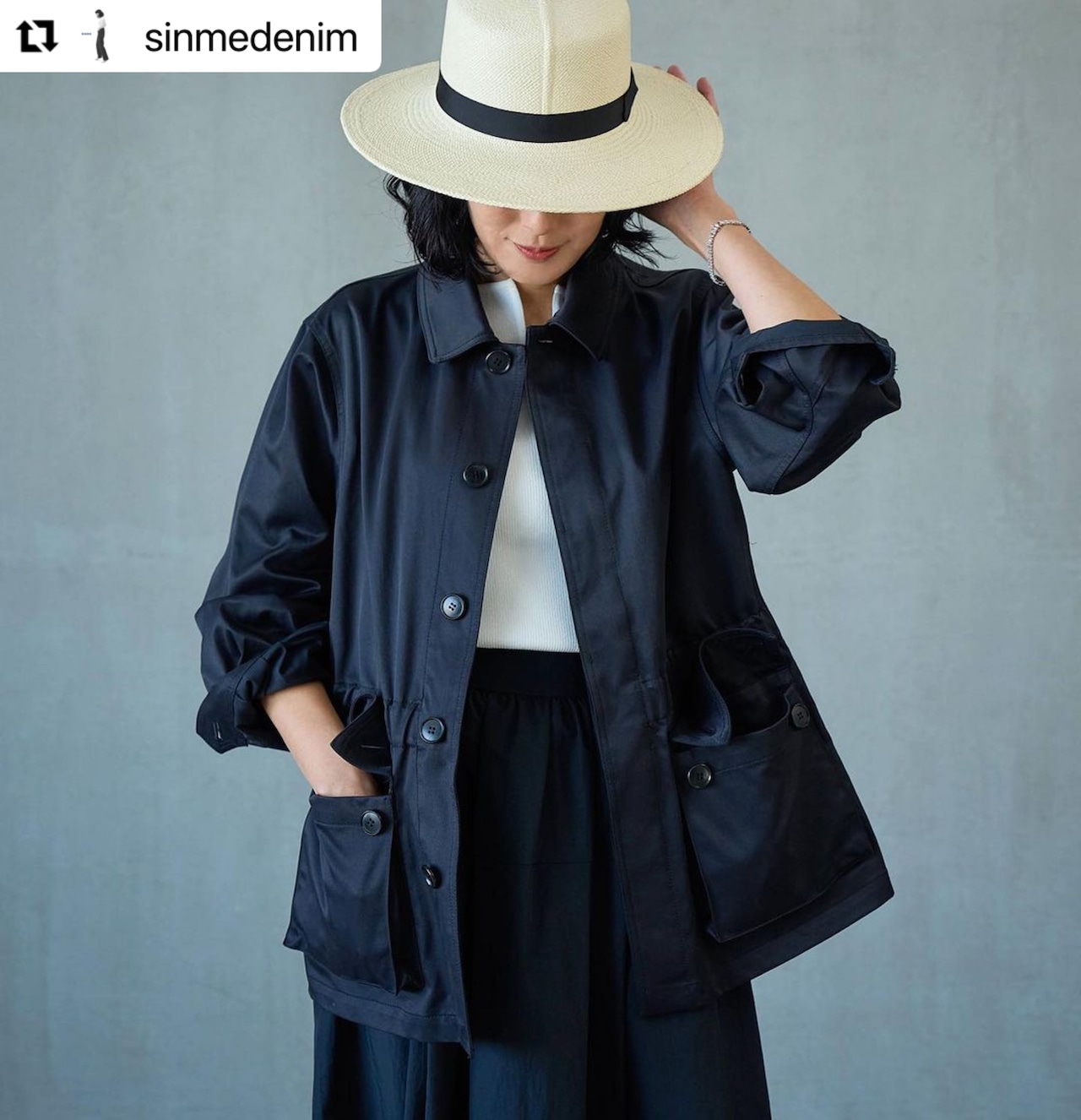 SINME × Saravah Hat Panama hat Size 57.58.59 | 1F Store