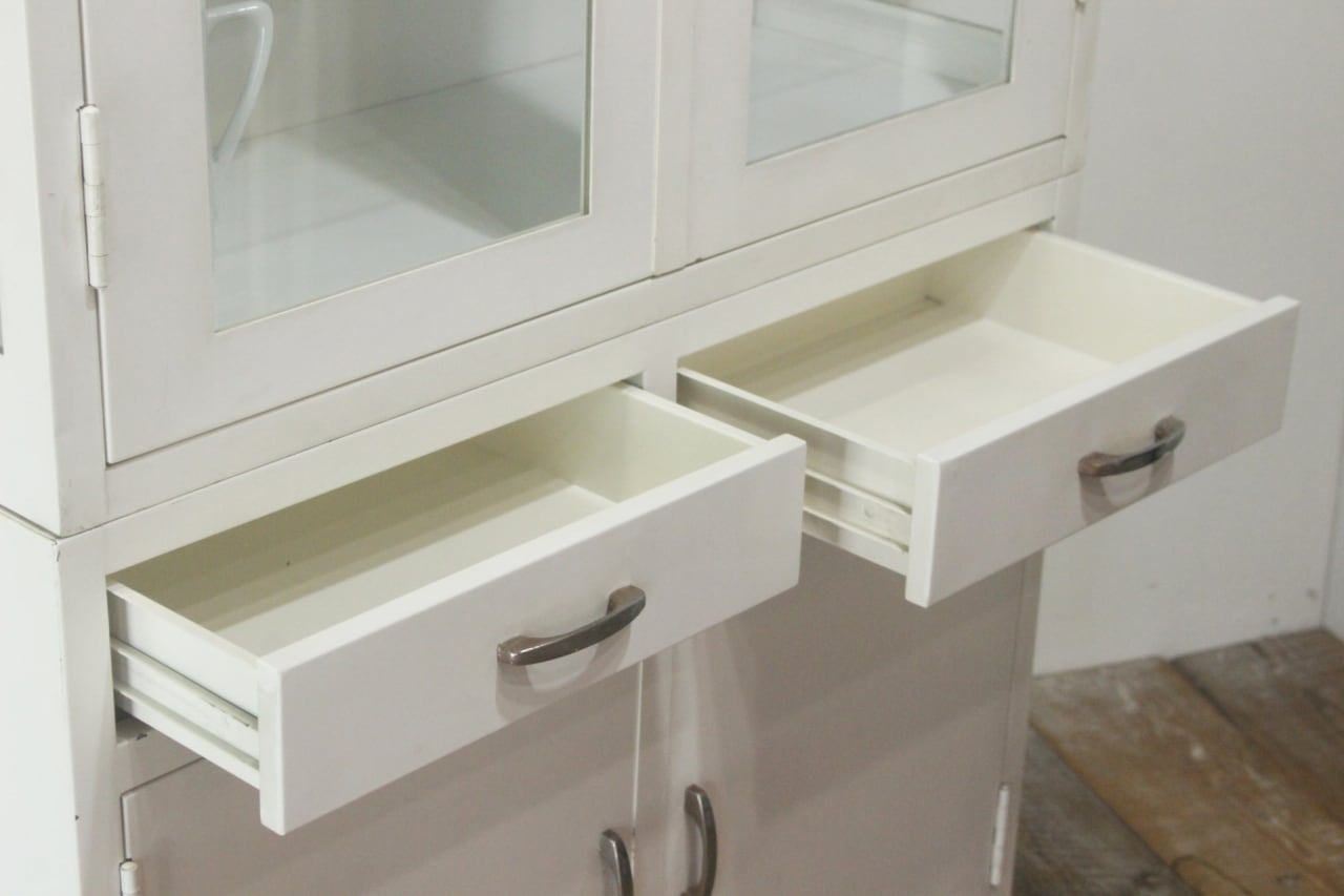 アンティーク キャビネット ケビント ヴィンテージガラスキャビネット ケビント 1980-90年代 古録展