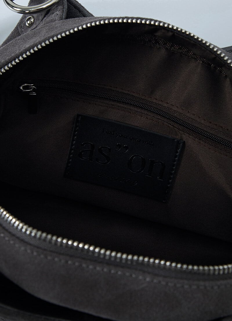 as”on] BONITA MINI BAG / SUEDE CHARCOAL 正規品 韓国ブランド 韓国