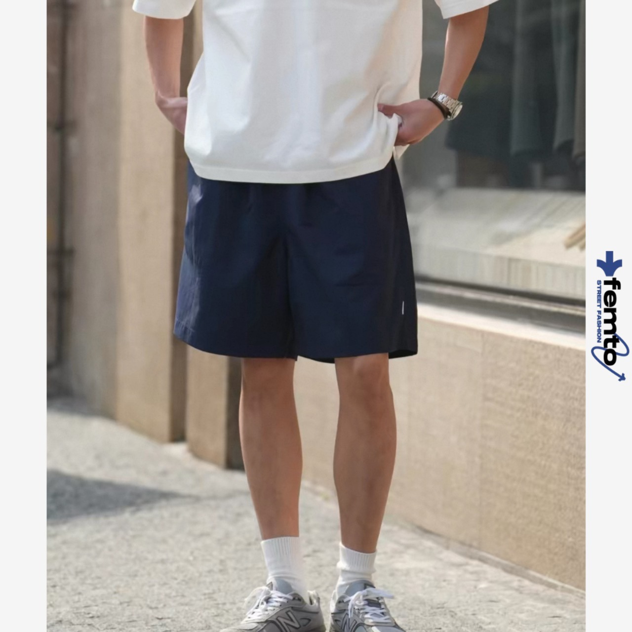 Plain easy wide shorts 1472 - 1