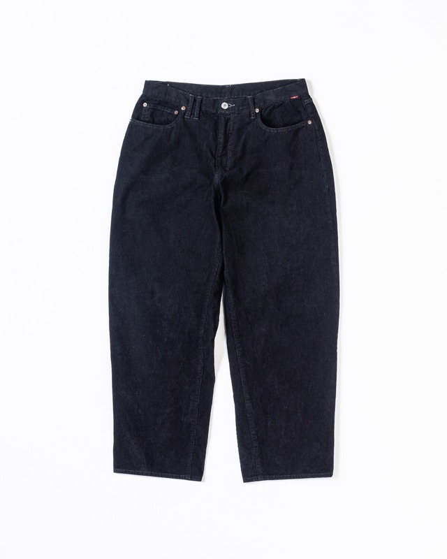 ANACHRONORM/アナクロノーム　SULFUR DYED CORDUROY 5P WIDE PANTS SULFUR BLACK　AN325