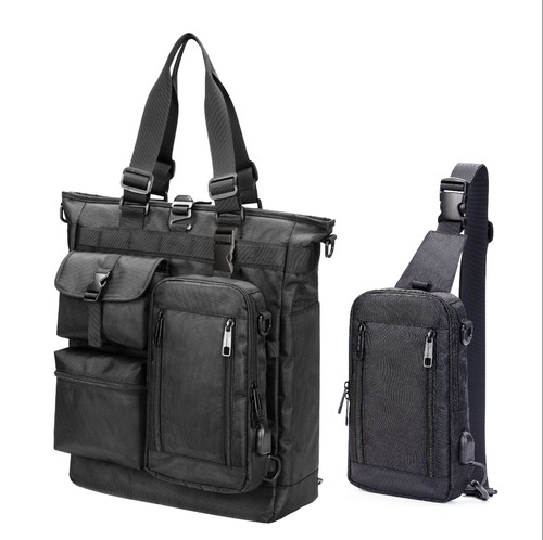 トートバッグ ボディーバッグ 分離可能 A3サイズ 大容量 メンズバッグ ビジネスバッグ 男女兼用　の商品画像2