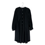 バックピンタックデザインチュニック"ブラック"/VENT BLANK/ブラウス/シャツ/ブラック/ピンタック