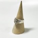 Vintage 925 Silver Modernist Ring