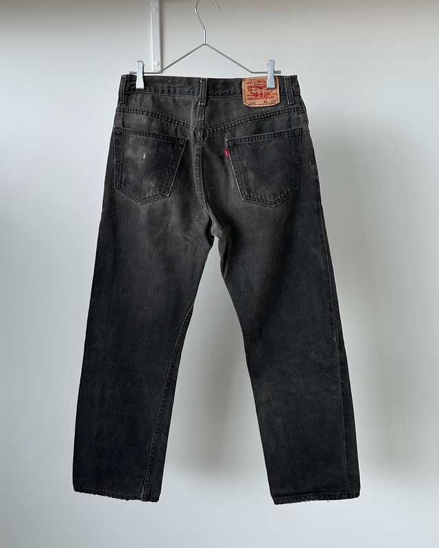 -Levi's- 00s W32L29 505 Black Denim Pants