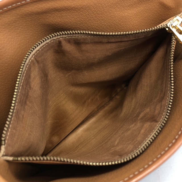 CELINE セリーヌ マカダム トートバッグ ブラウン ブラゾン型押し PVCレザー vintage ヴィンテージ オールド hzzr6z