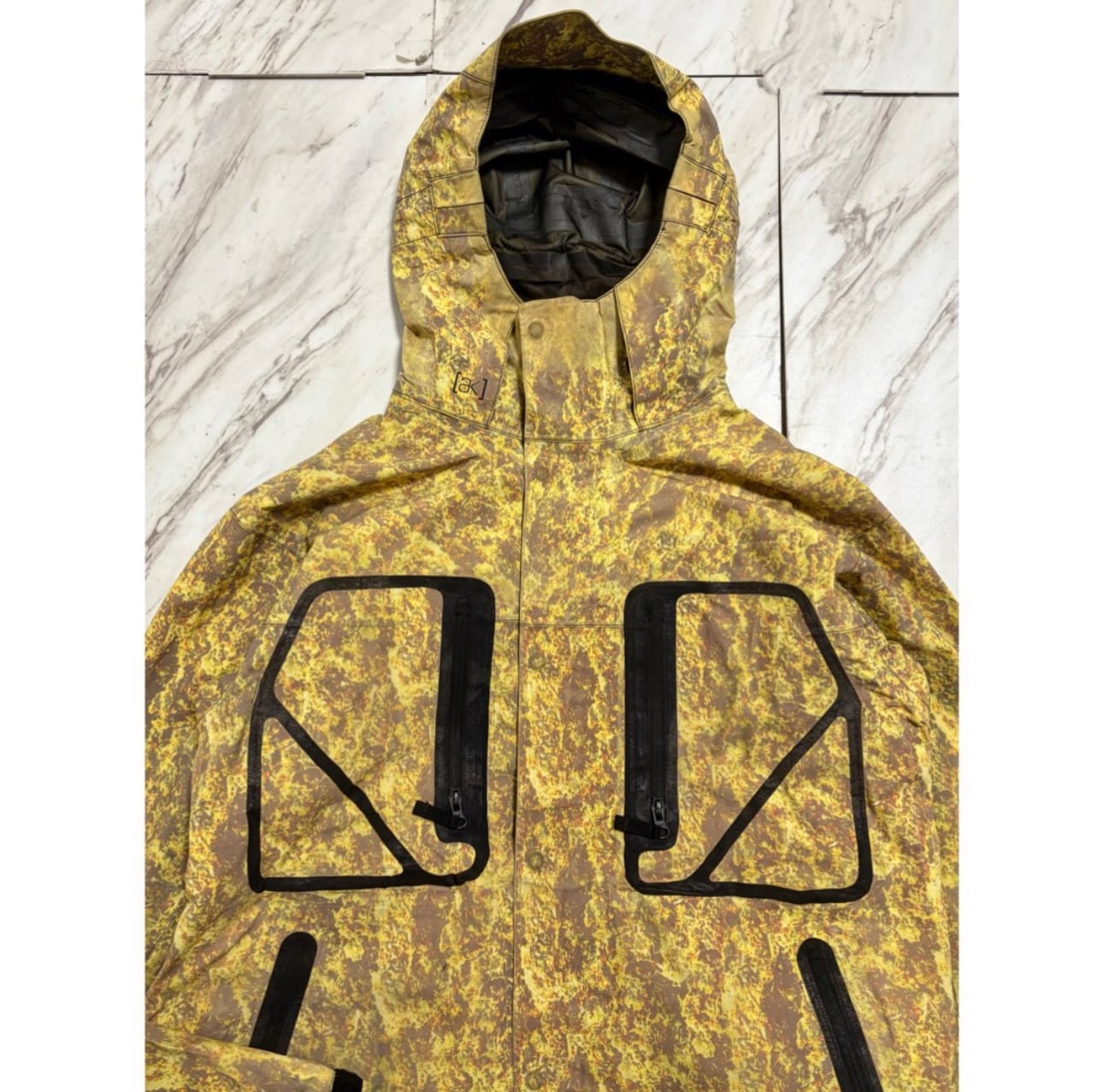 NITRAID×BURTON AK リアルウィード パンツ M 00s 〜 nitraid × burton ak real weed camouflage nylon mountain