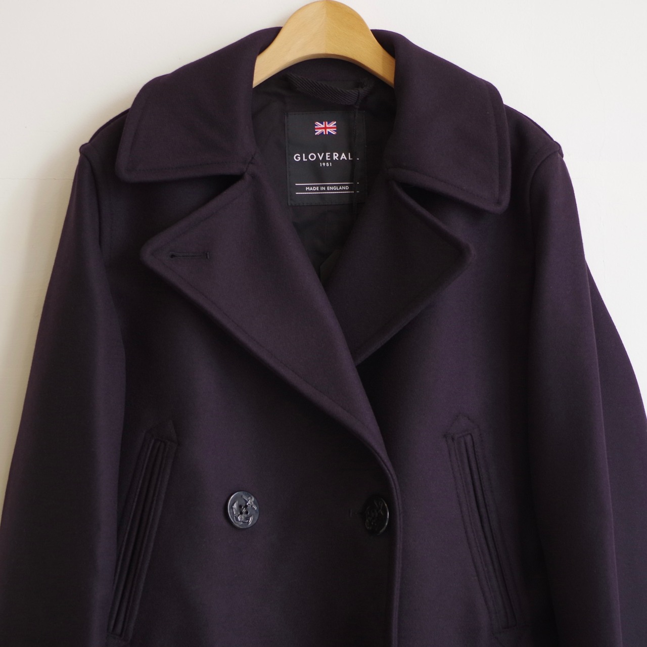 GLOVERALL CLEMENTINE PEACOAT NAVY