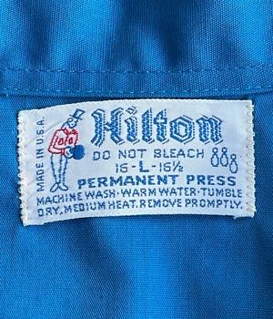 Vintage 60s Bowling shirt -Hilton-