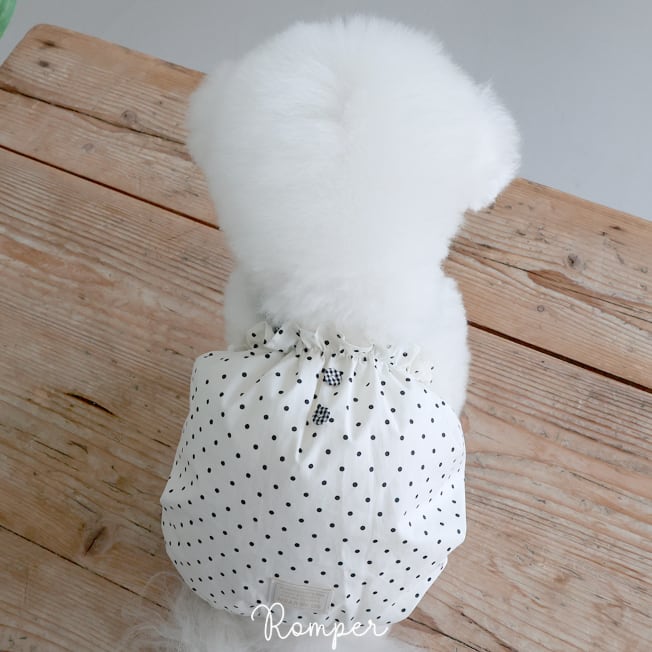 予約【near by us】cookie romper (cookie cream)