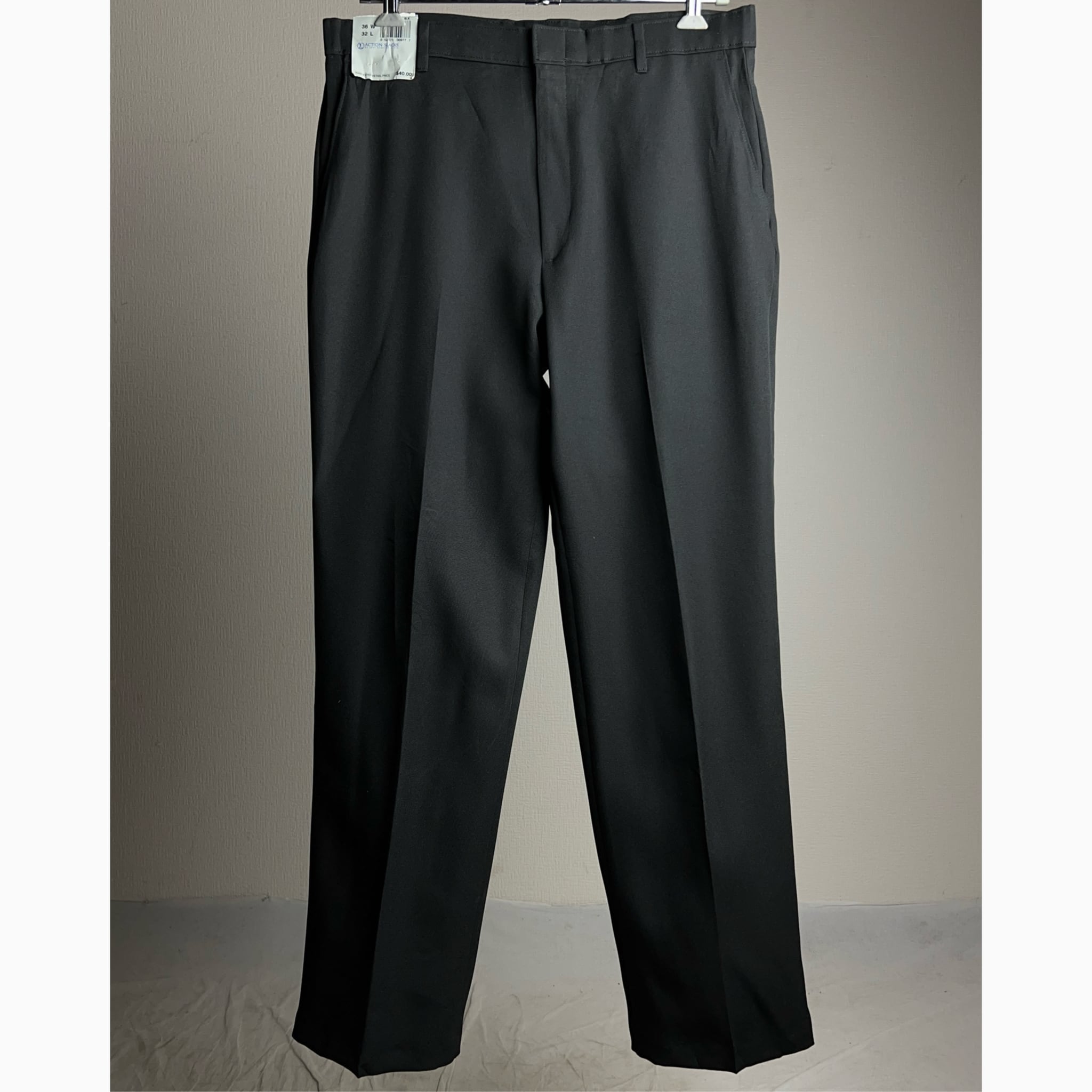 00's LEVI’S ACTION SLACKS STA-PREST Deadstock BLACK W36 L32 00年代 リーバイス  アクションスラックス スタプレ デッドストック 黒 ブラック【1000A1233】【送料無料】