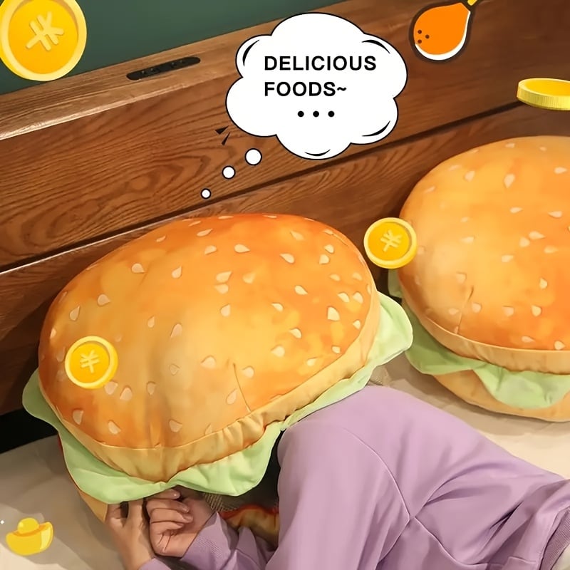クッション ハンバーガー バーガー 椅子 座椅子 フロアクッション 座る