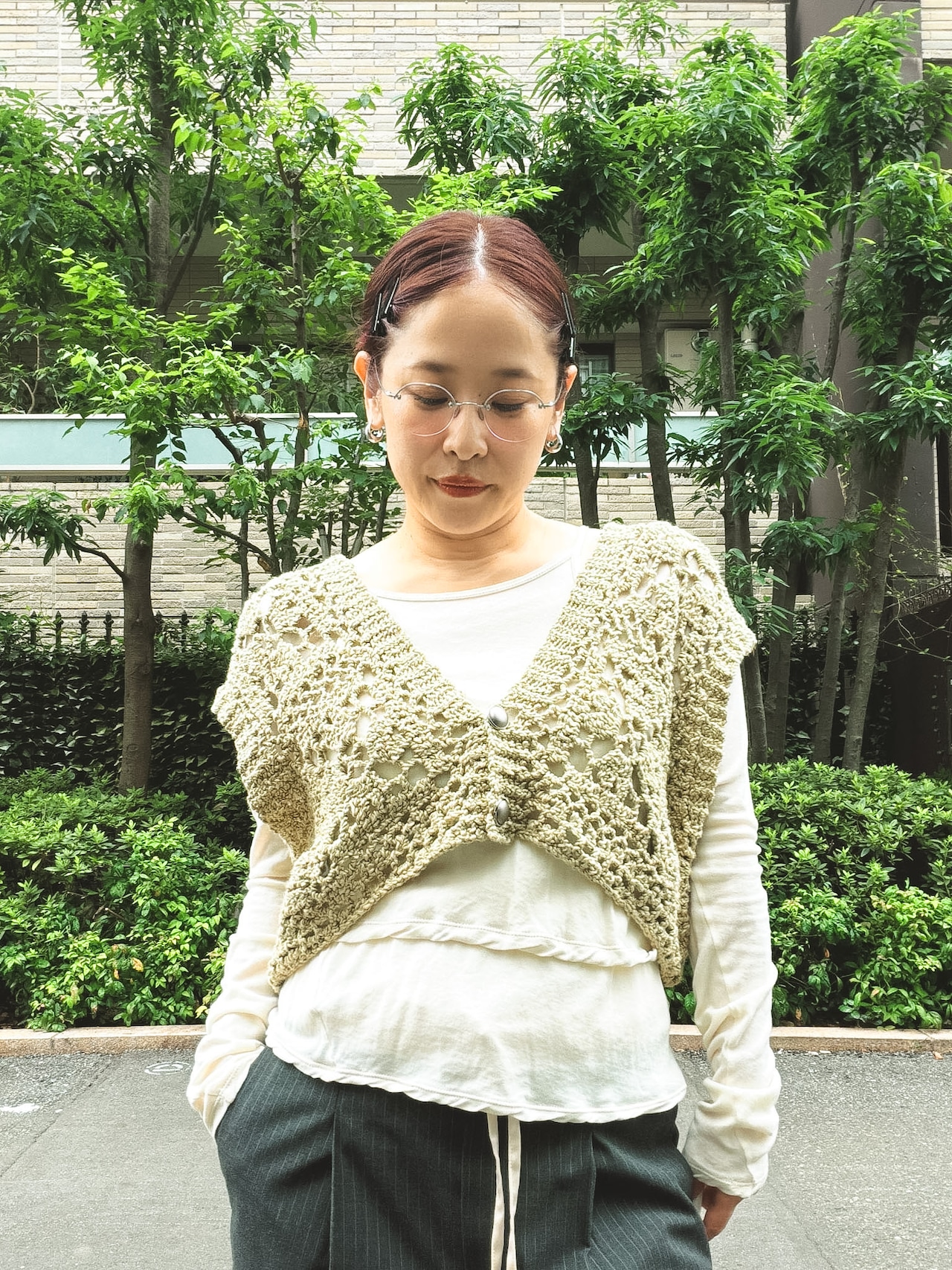 【予約販売】[Kit] グラニーレーシーベスト（ショート）