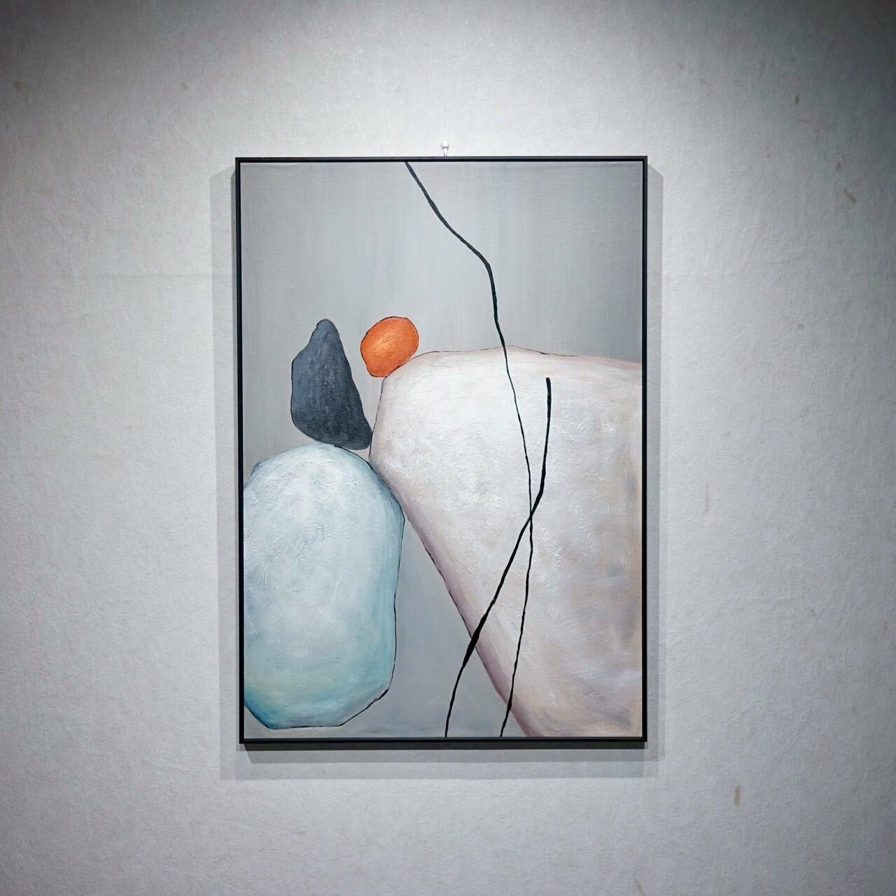 輸入品 油絵 抽象画 壁掛け アート 100×70 現代 美術 絵 絵画