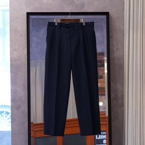 HERILL (へリル) 24SS "Wool Tropical 2 Tuck-Trousers -Navy-