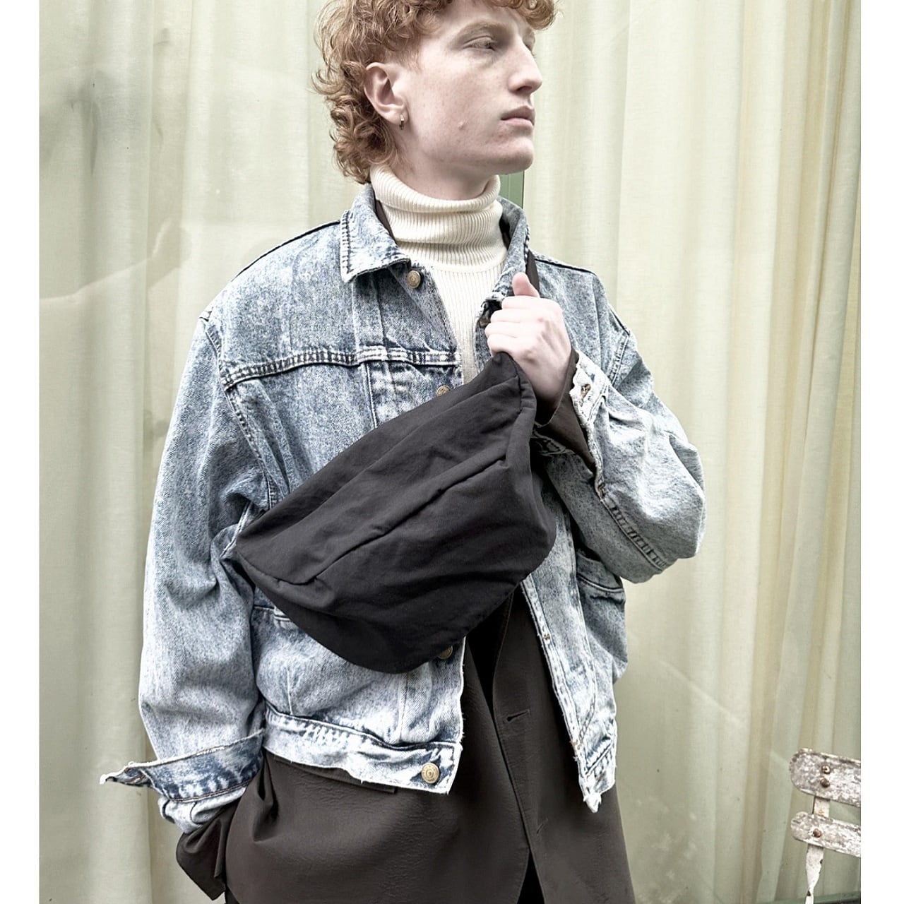 171ABG11 Fabric waist bag 'demi cercle' ボディバッグ | Patrick