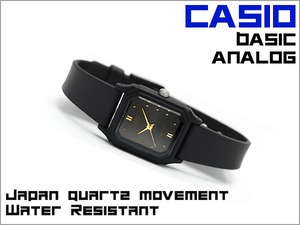 CASIO カシオ チプカシ 腕時計 BASIC ベーシック LQ-142E-1A ブラック レディース