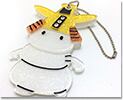 シロモチくん スライドミラーストラップ | goods21