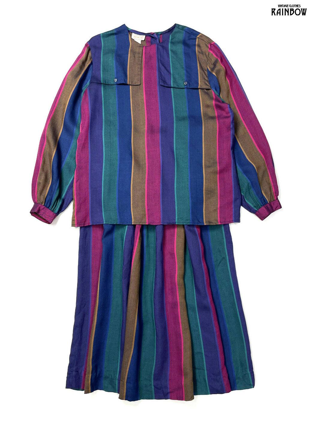 EURO ウールフレアセットアップ ヴィンテージ古着 古着セットアップ | 古着屋RAINBOW
