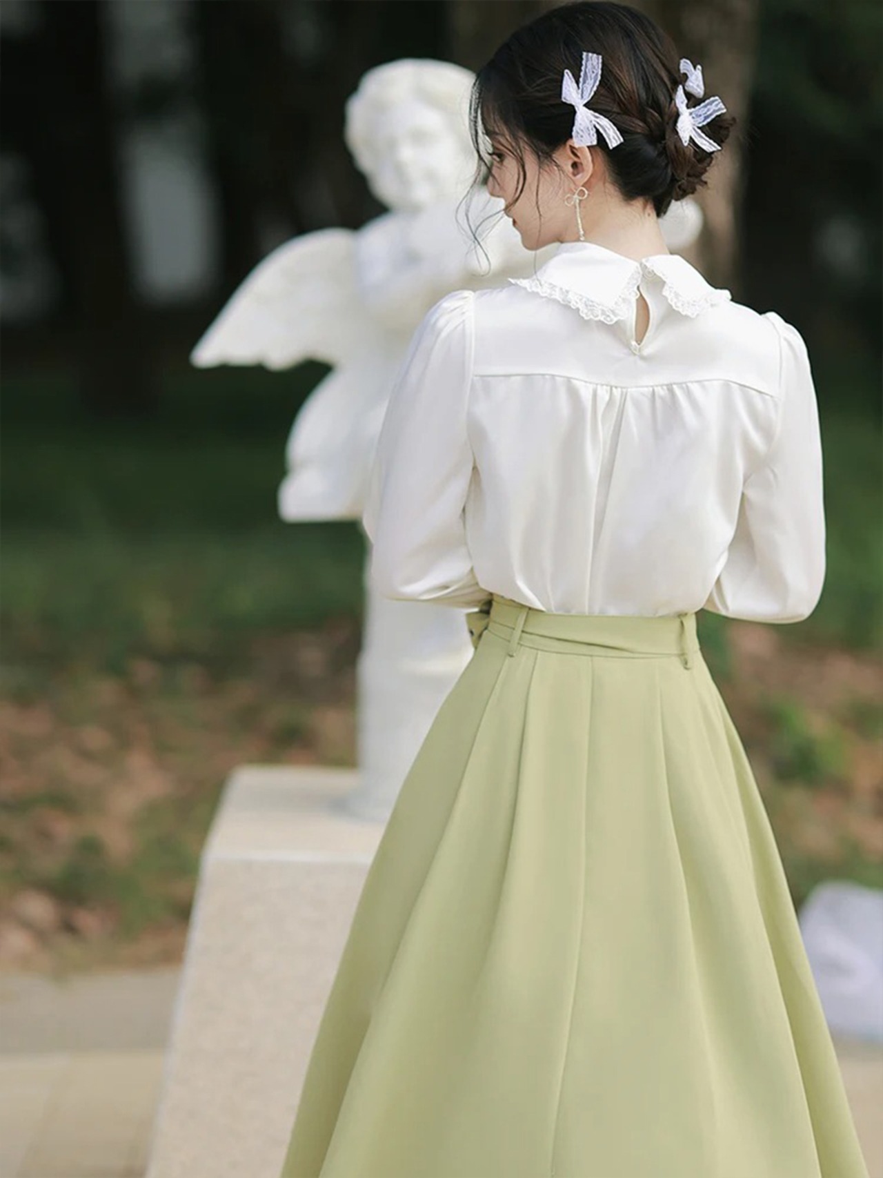 【0215】Retro Modern Long Sleeve 2 Piece Set