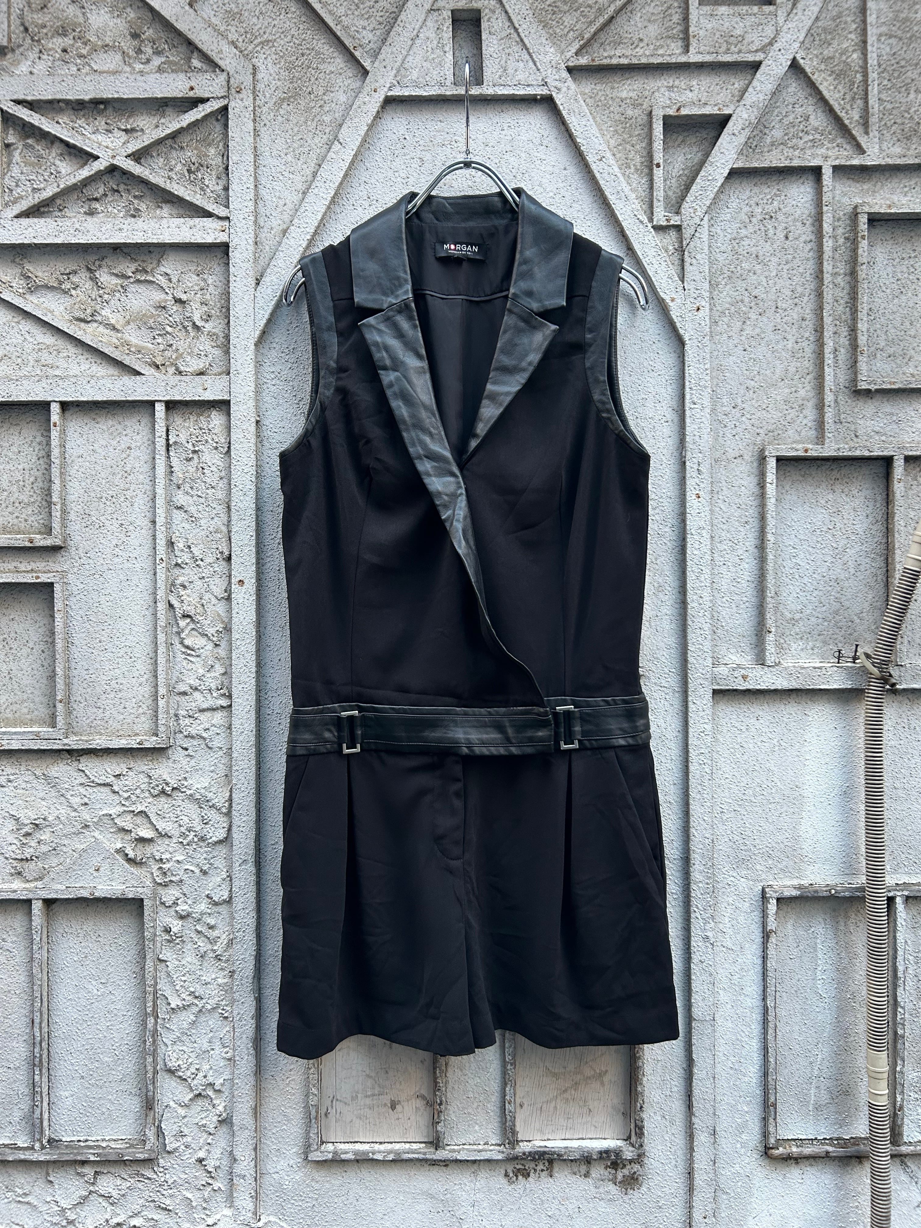 "MORGAN" black design dress